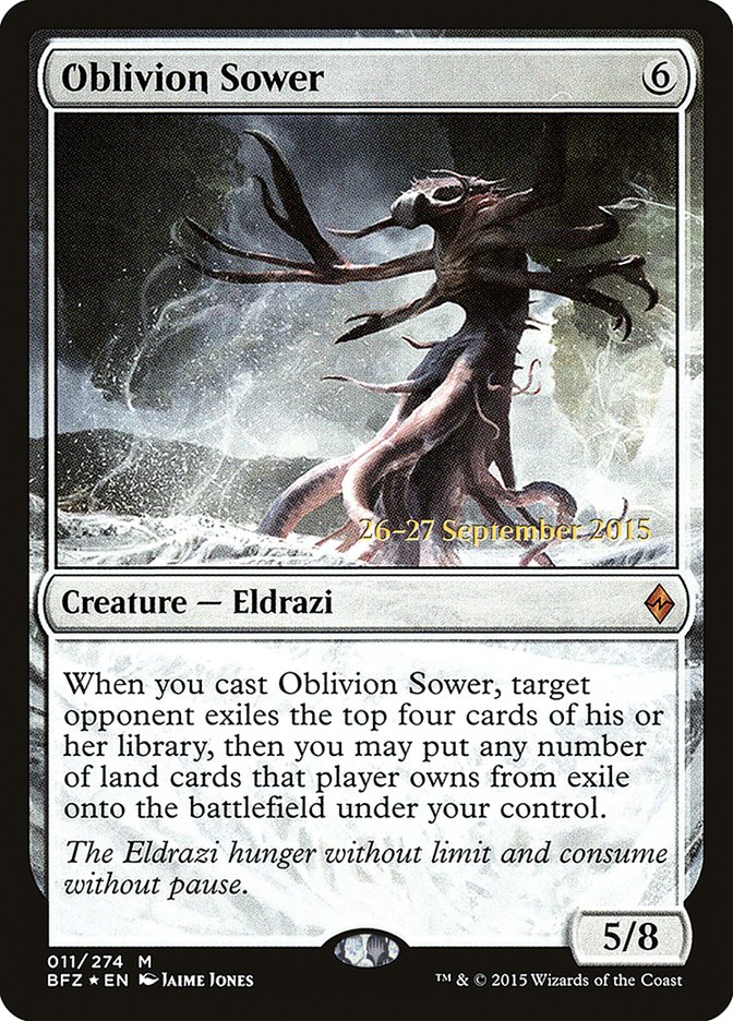 Oblivion Sower [Battle for Zendikar Prerelease Promos]