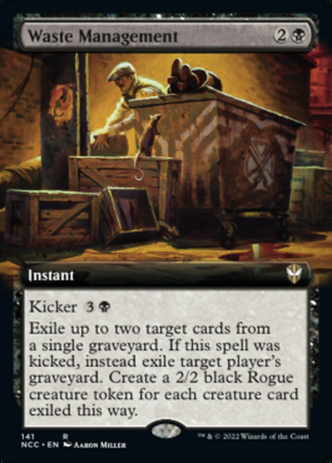 Waste Management (Extended Art) [Streets of New Capenna Commander]