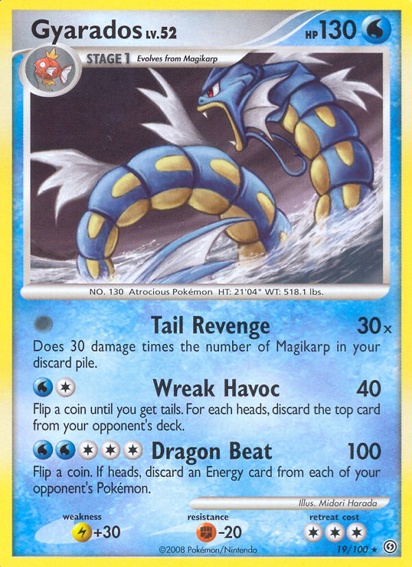 Gyarados (19/100) [Diamond & Pearl: Stormfront]