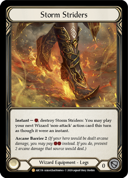 Storm Striders [U-ARC116] (Arcane Rising Unlimited) Unlimited