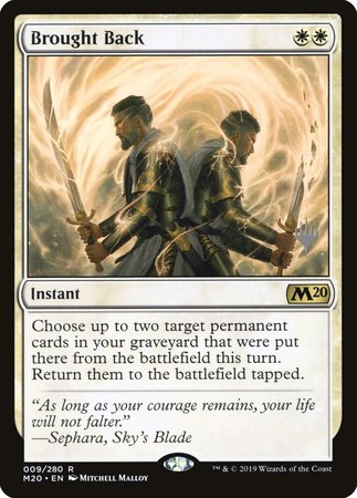 Brought Back [Core Set 2020 Promos] - Good Games