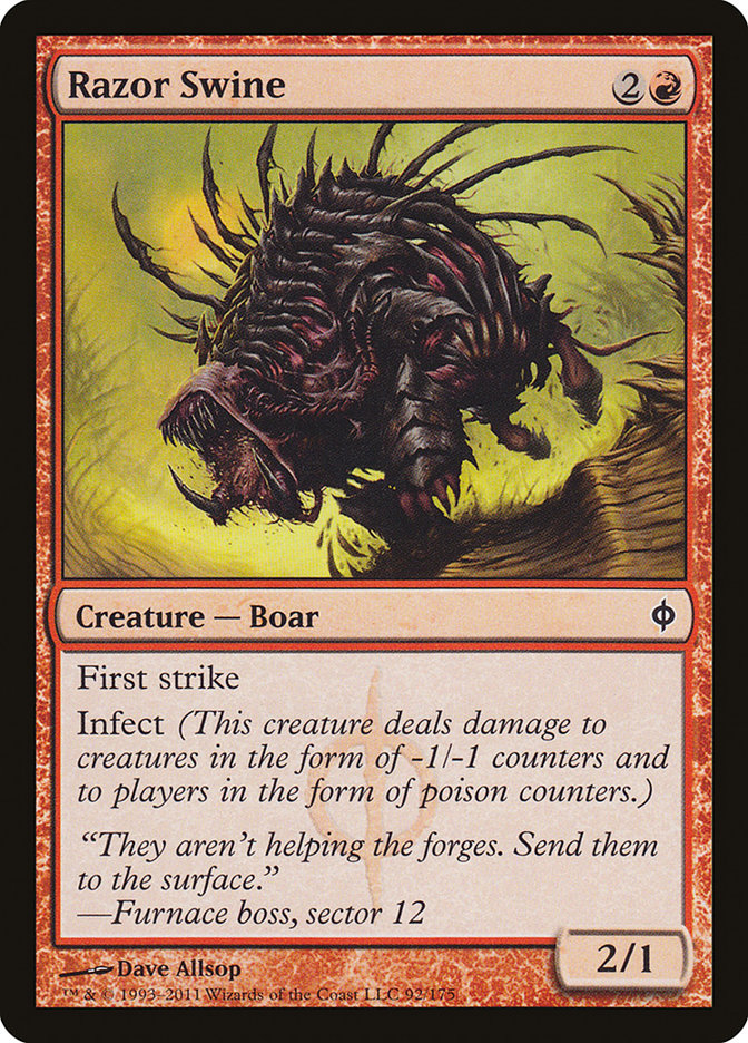 Razor Swine [New Phyrexia]