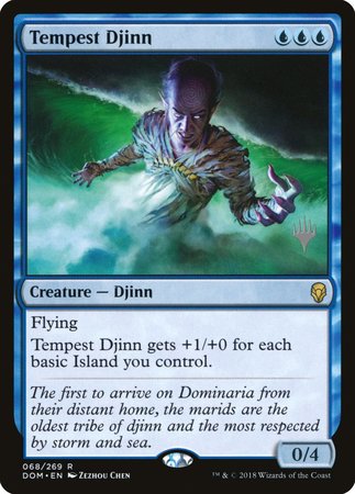 Tempest Djinn [Dominaria Promos] - Good Games