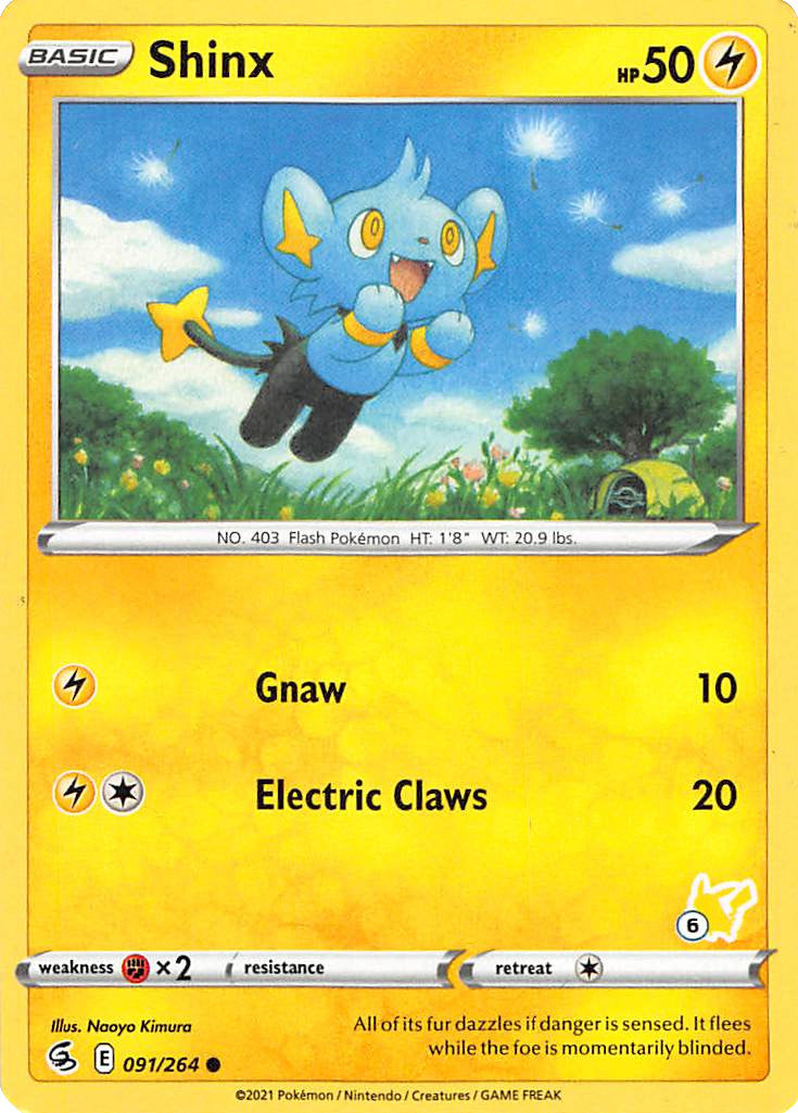 Shinx (091/264) (Pikachu Stamp