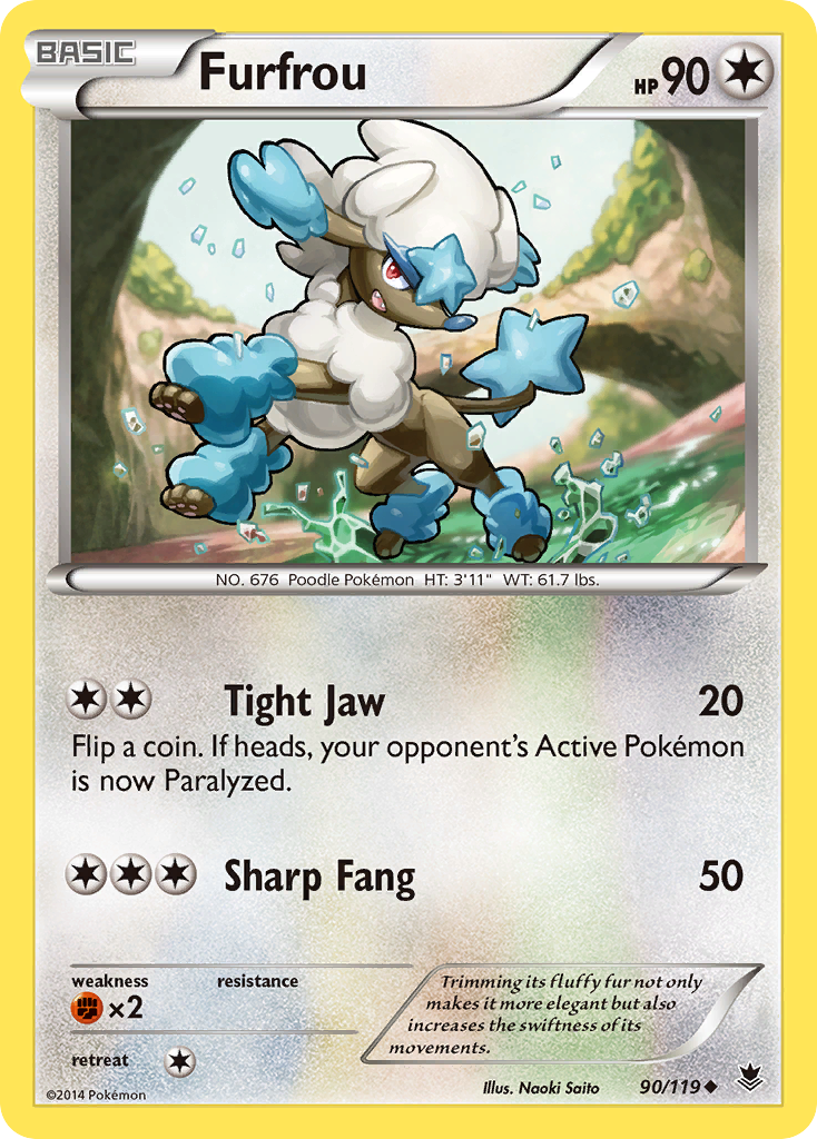 Furfrou (90/119) [XY: Phantom Forces]