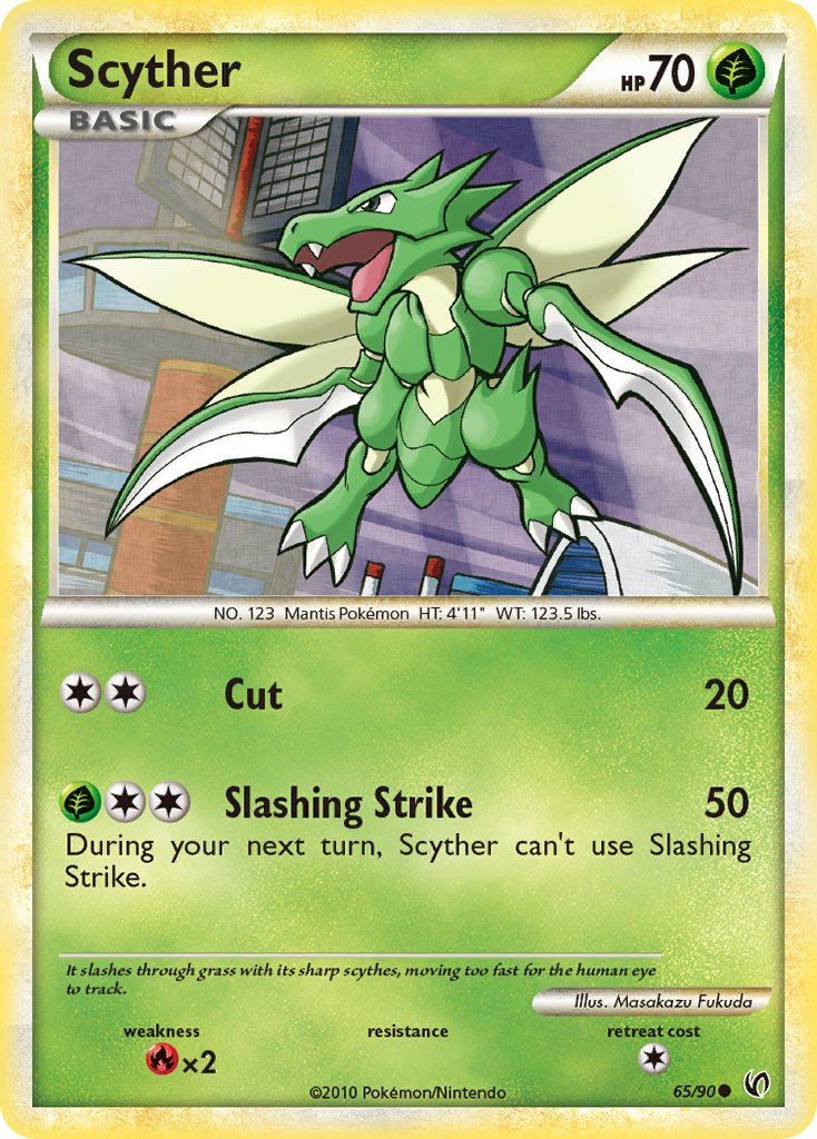 Scyther (65/90) [HeartGold & SoulSilver: Undaunted]