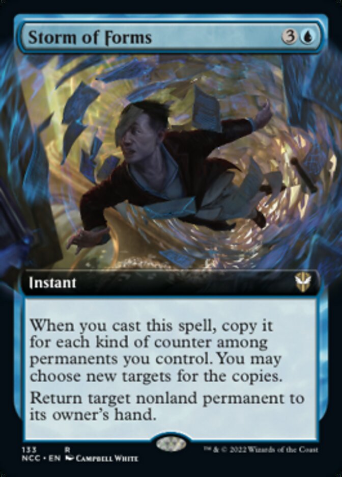 Storm of Forms (Extended Art) [Streets of New Capenna Commander]