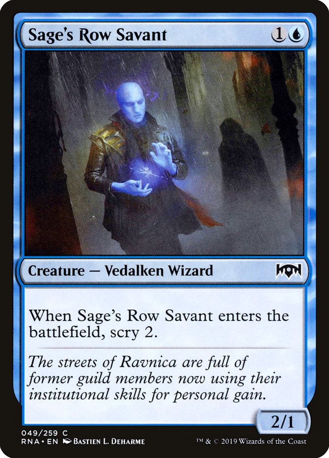 Sage's Row Savant [Ravnica Allegiance]