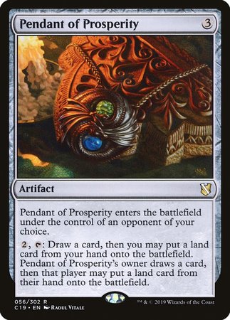 Pendant of Prosperity [Commander 2019] - Good Games