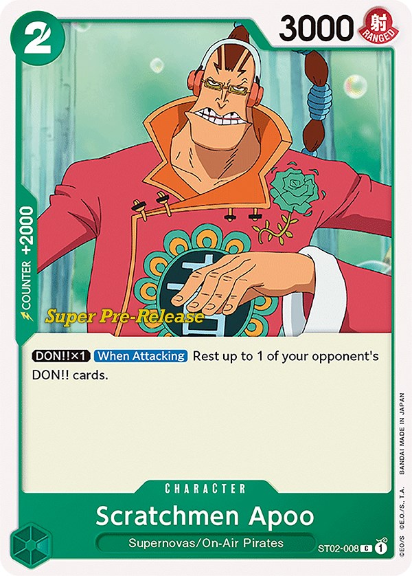 Scratchmen Apoo [Super Pre-Release Starter Deck: Worst Generation ...