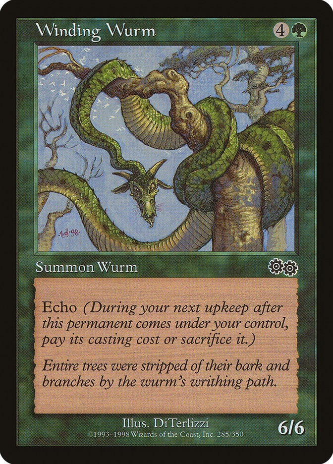Winding Wurm [Urza's Saga]