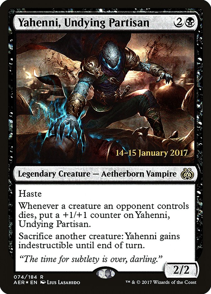 Yahenni, Undying Partisan [Aether Revolt Prerelease Promos]