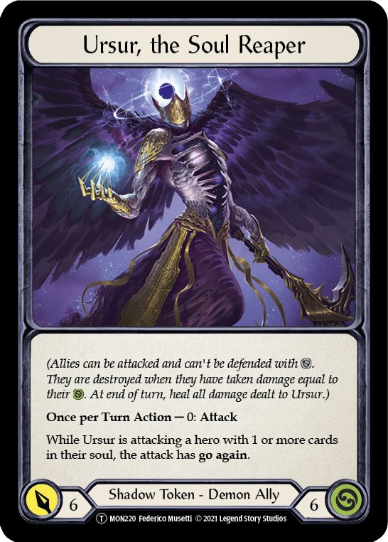 Blasmophet, the Soul Harvester // Ursur, the Soul Reaper [U-MON219
