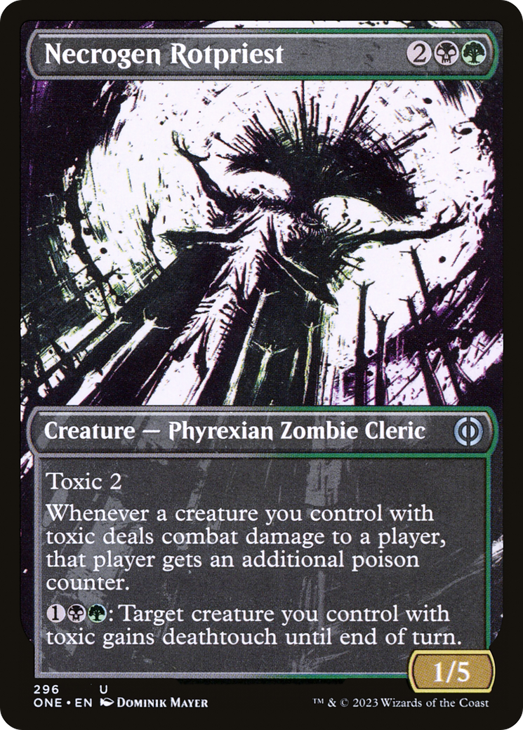 Necrogen Rotpriest (Showcase Ichor) [Phyrexia: All Will Be One]