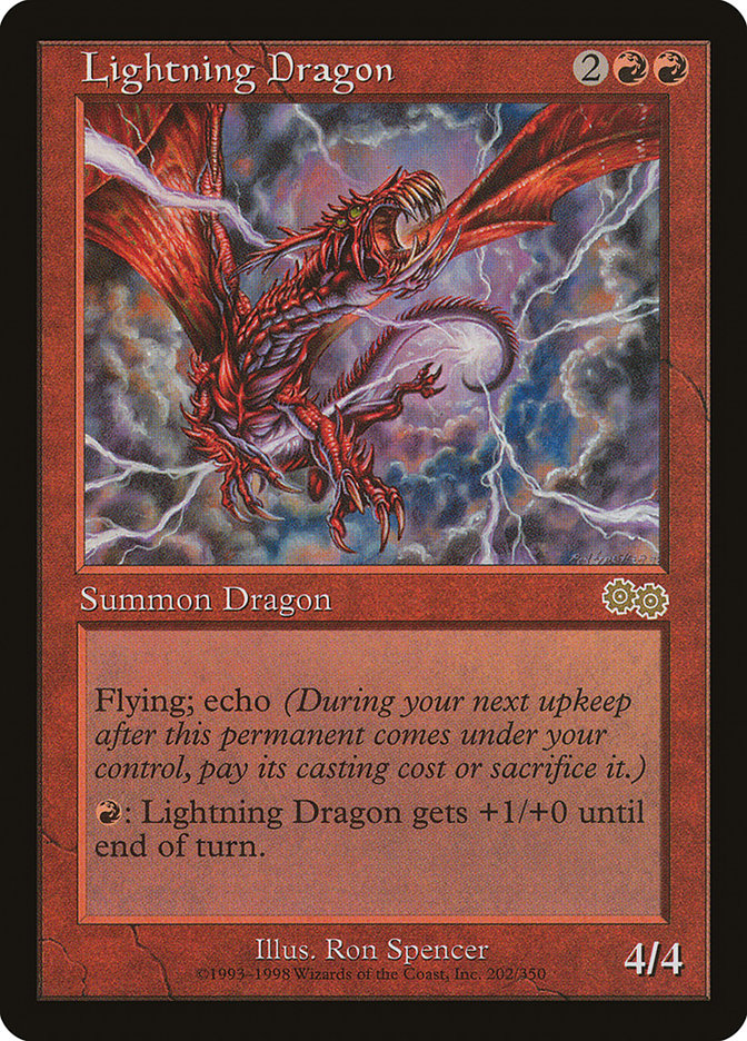 Lightning Dragon [Urza's Saga]