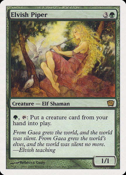 MTG 英語 UDS 旧枠*FOIL* エルフの笛吹き Elvish Piper エルフの笛吹き/Elvish Piper》[UDS] 緑R | 日本最大級 MTG通販