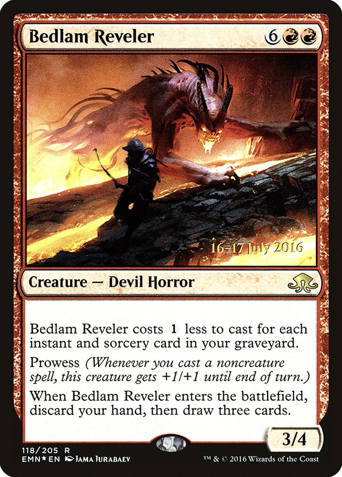 Bedlam Reveler [Eldritch Moon Prerelease Promos]