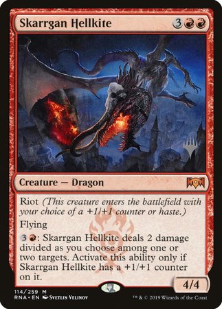 Skarrgan Hellkite [Ravnica Allegiance Promos] - Good Games