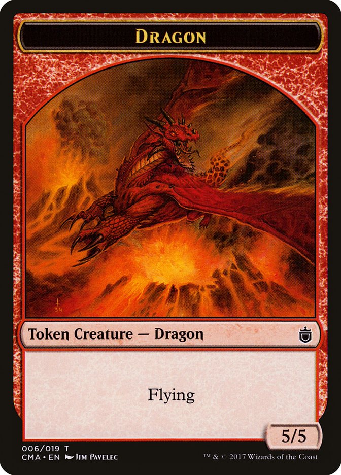 Dragon Token [Commander Anthology Tokens]