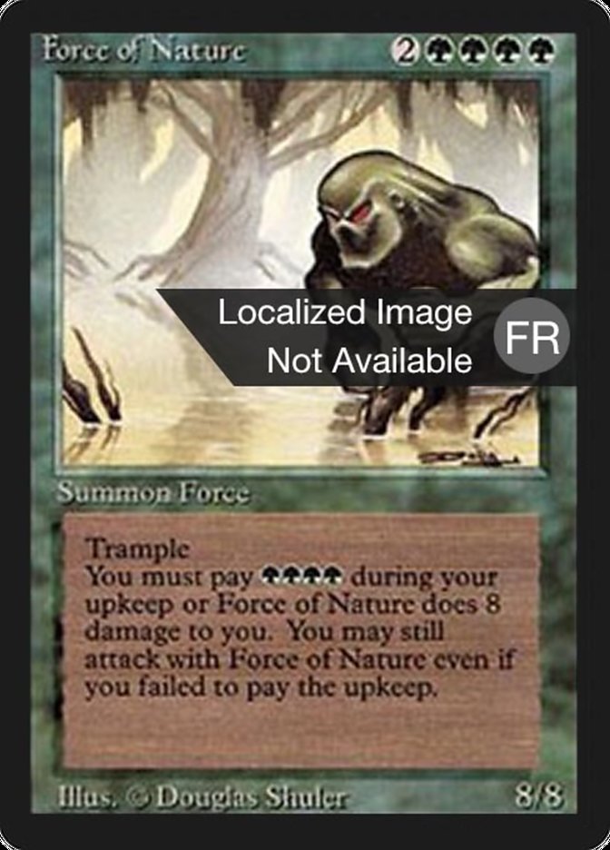 Force of Nature [Foreign Black Border]