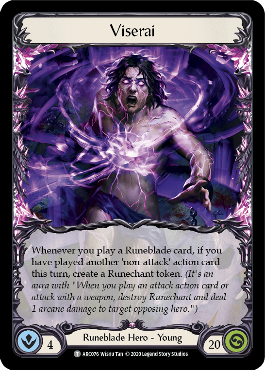 Viserai // Viserai, Rune Blood [U-ARC076 // U-ARC075] (Arcane