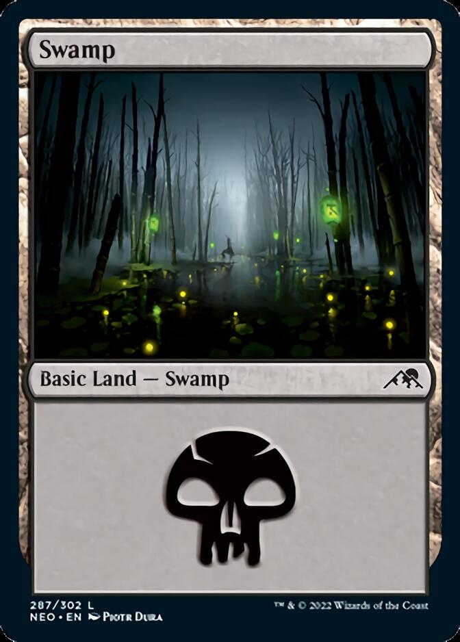 Swamp (287) [Kamigawa: Neon Dynasty]