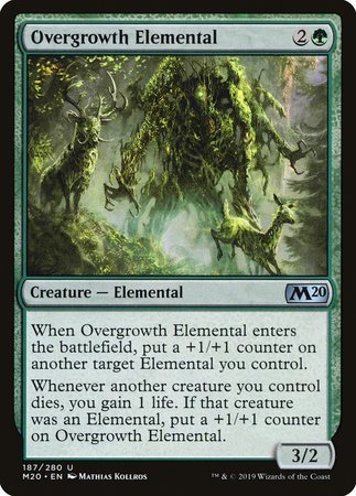 Overgrowth Elemental [Core Set 2020] - Good Games