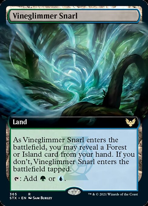 Vineglimmer Snarl (Extended Art) [Strixhaven: School of Mages]