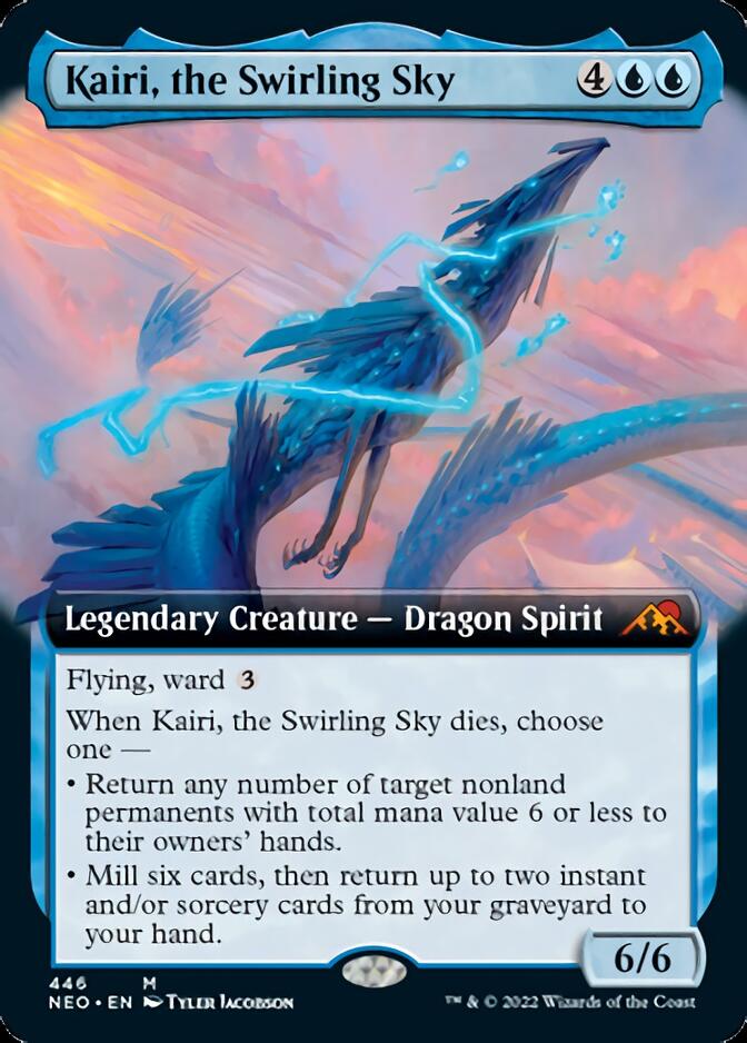 Kairi, the Swirling Sky (Extended Art) [Kamigawa: Neon Dynasty]