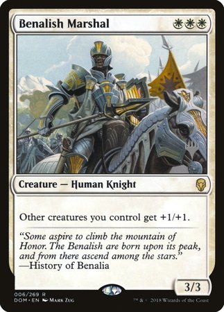 Benalish Marshal [Dominaria Promos] - Good Games