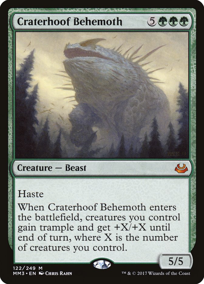 Craterhoof Behemoth [Modern Masters 2017]