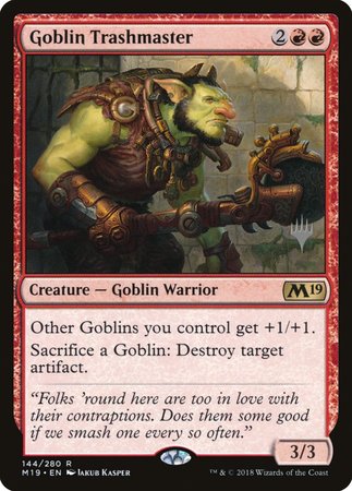 Goblin Trashmaster [Core Set 2019 Promos] - Good Games