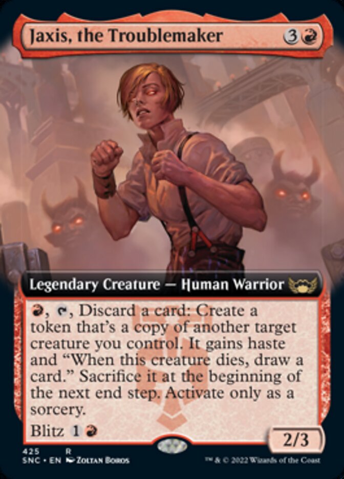 Jaxis, the Troublemaker (Extended Art) [Streets of New Capenna]