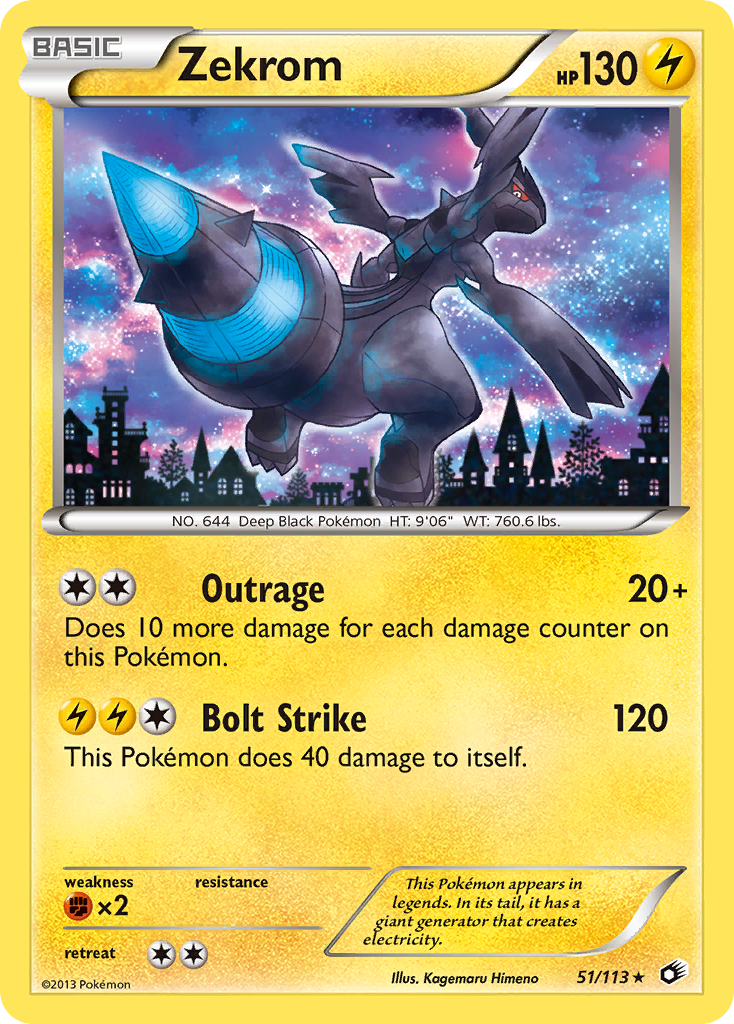 Zekrom (51/113) [Black & White: Legendary Treasures]