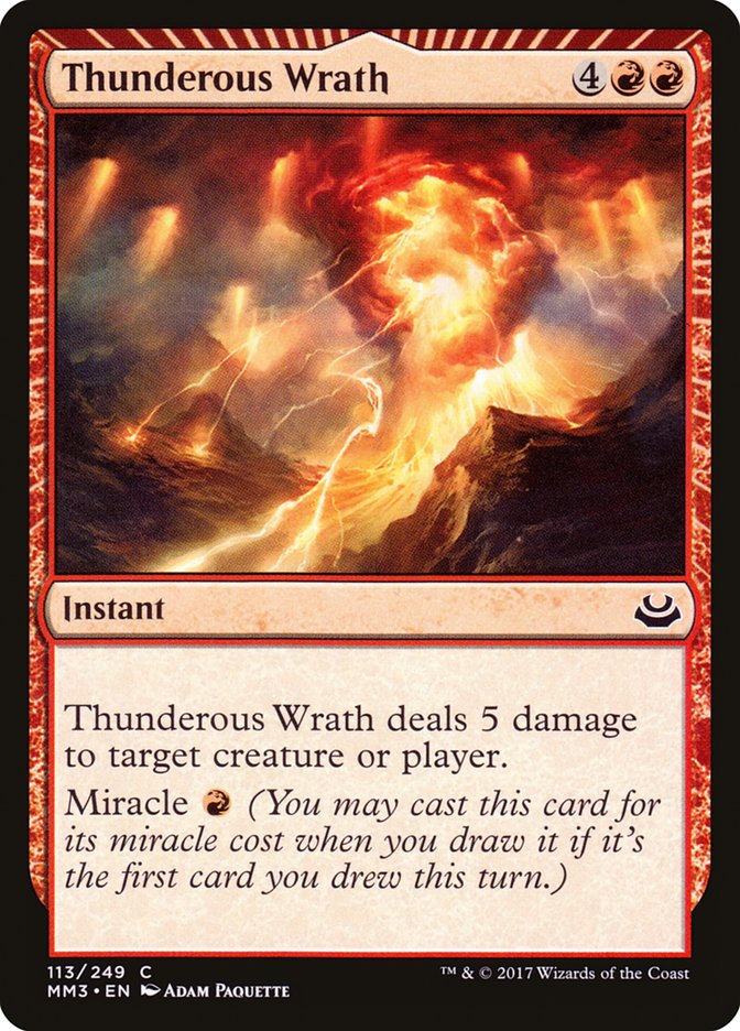 Thunderous Wrath [Modern Masters 2017]