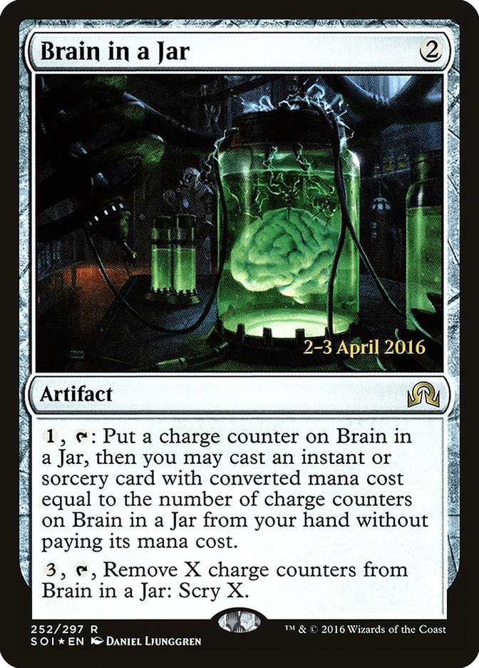 Brain in a Jar [Shadows over Innistrad Prerelease Promos]