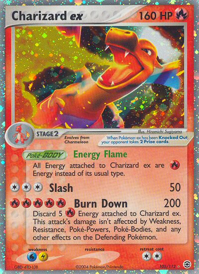 Charizard ex (105/112) [EX: FireRed & LeafGreen]