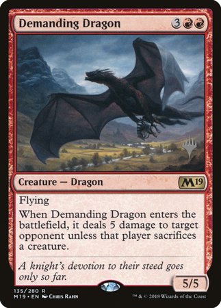 Demanding Dragon [Core Set 2019 Promos] - Good Games