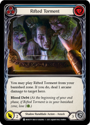 Rifted Torment (Blue) [MON179-RF] (Monarch)  1st Edition Rainbow Foil