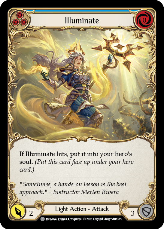 Illuminate (Blue) [MON074] (Monarch)  1st Edition Normal