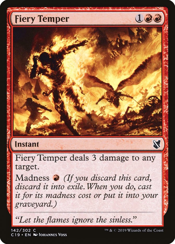 Fiery Temper [Commander 2019]