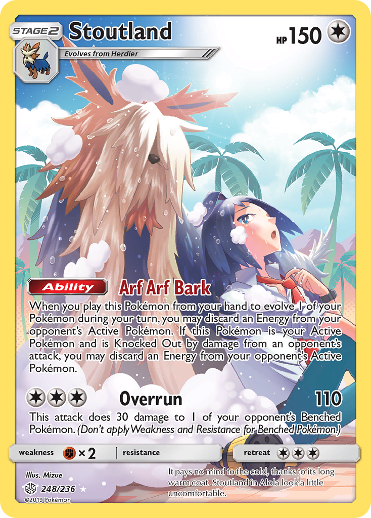 Stoutland (248/236) [Sun & Moon: Cosmic Eclipse]