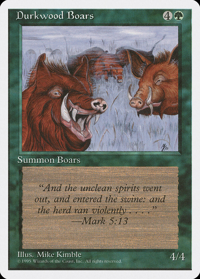 Durkwood Boars [Fourth Edition]
