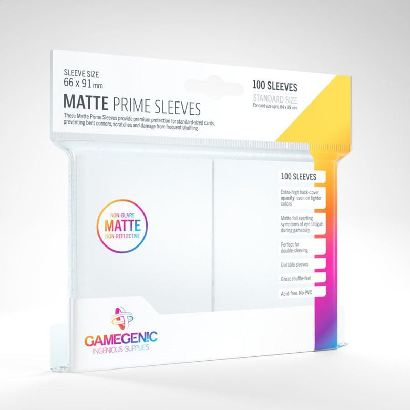 Gamegenic Matte Prime Standard Size (100) - White