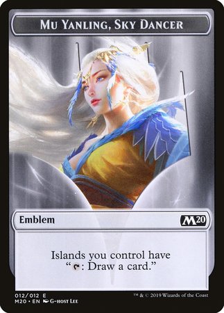 Emblem - Mu Yanling, Sky Dancer [Core Set 2020 Tokens] - Good Games