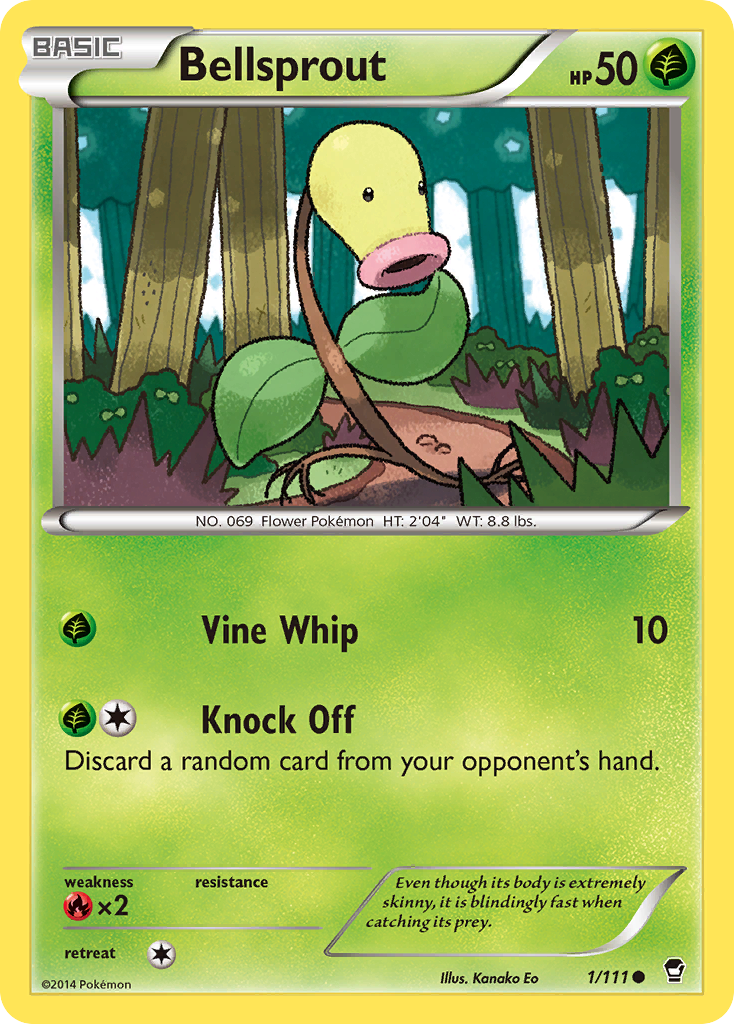 Bellsprout (1/111) [XY: Furious Fists]