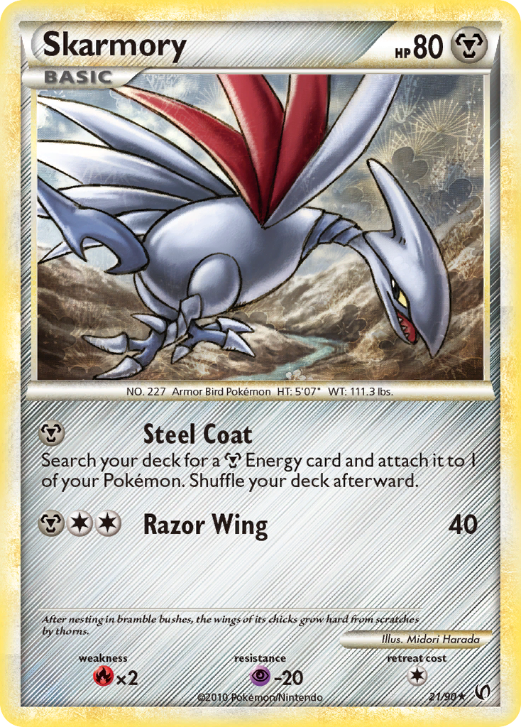 Skarmory (21/90) [HeartGold & SoulSilver: Undaunted]