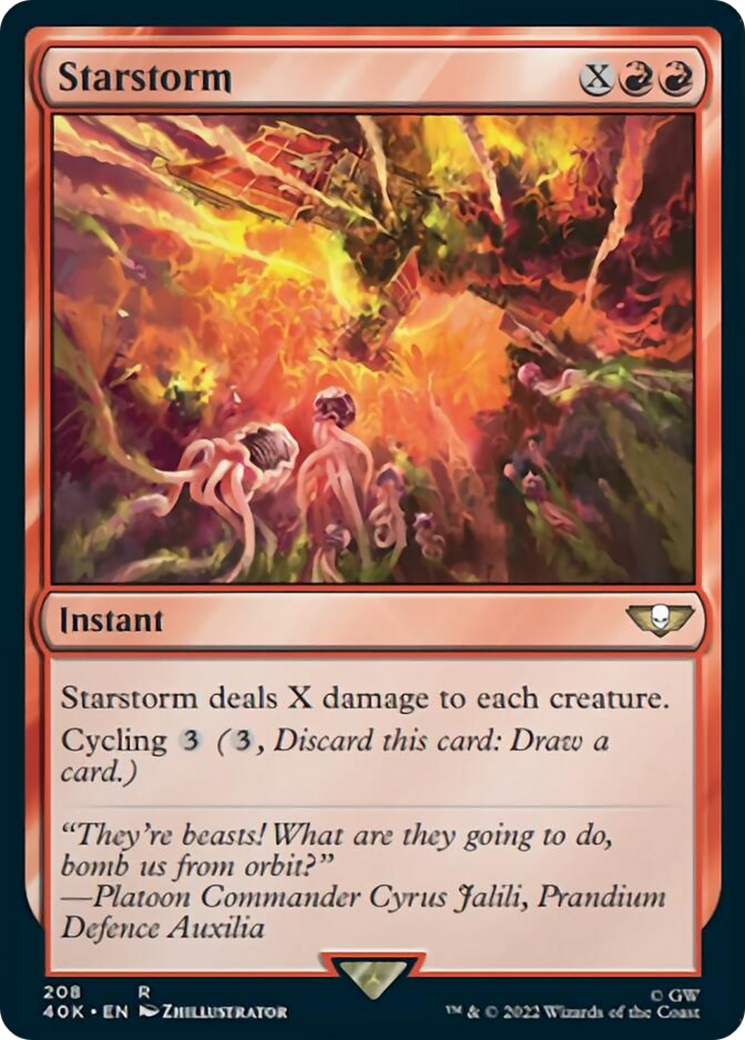 Starstorm (Surge Foil) [Universes Beyond: Warhammer 40,000] | Good