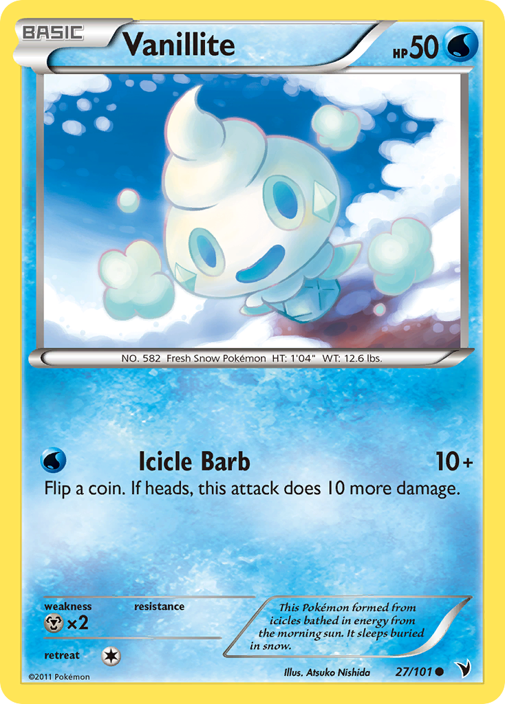 Vanillite (27/101) [Black & White: Noble Victories]