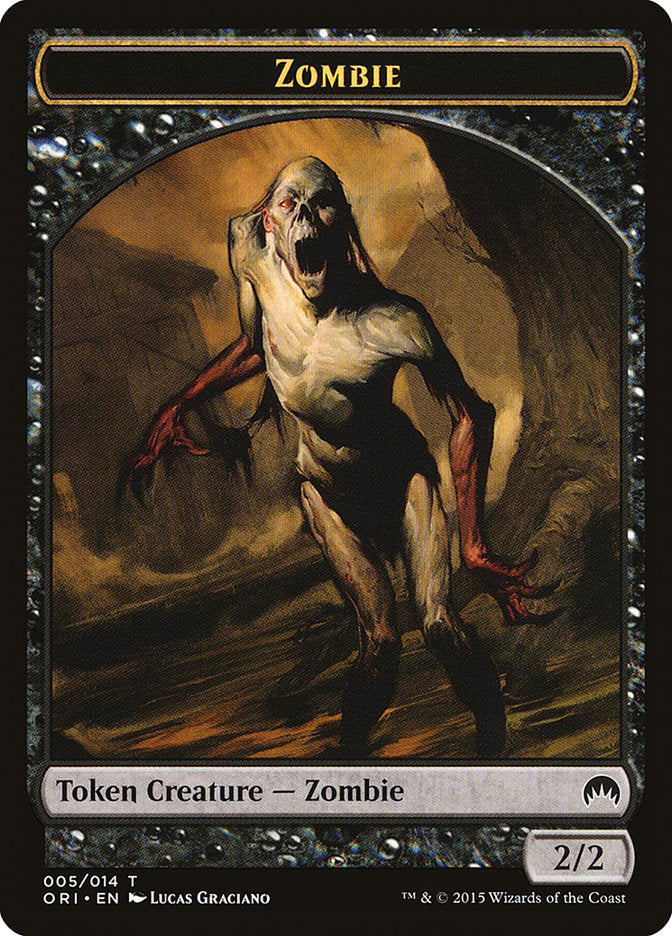 Zombie Token [Magic Origins Tokens]